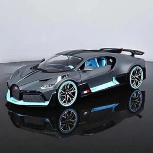 Galactic 1:32 Scale Die-cast Metal Model Bugatti Divo Sport Pull Back Car Toy with Openable Doors